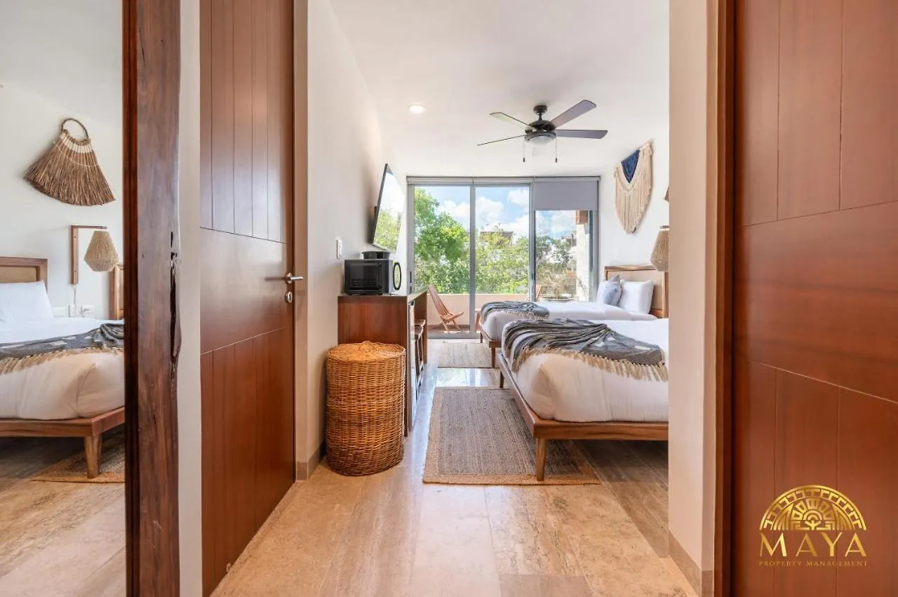 Semesterbostad Nhoa 307A Lux 2Br Condo Pool View In Aldea Zama Tulum Mexiko